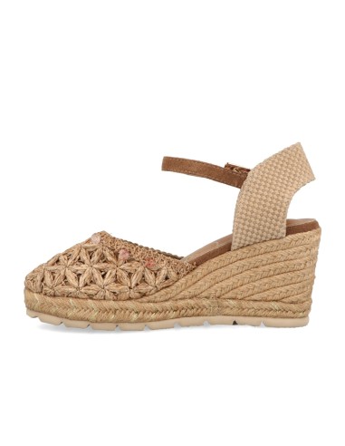 O-Joo Geri Flower sandalo espadrillas con zeppa